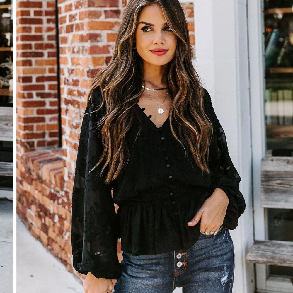 Peplum blouse